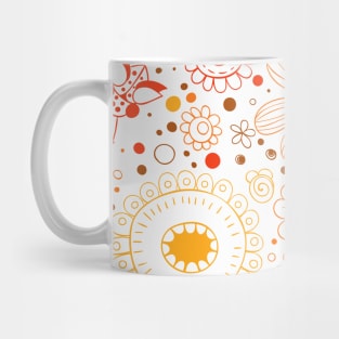 Floral doodles Mug